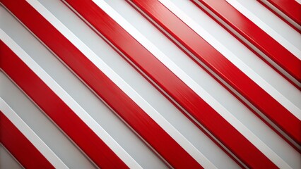 Obraz premium White and Red Striped Background Ideal for Graphic Design, Textures, and Creative Projects