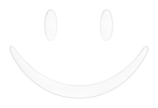 PNG Smily face symbol icon cartoon black white.