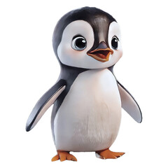 Fototapeta premium Penguin cartoon png 
