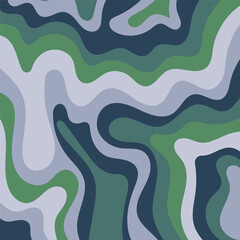 Abstract background with green, blue, and gray wavy lines suitable for digital designs, presentations, website backgrounds, and print materials.