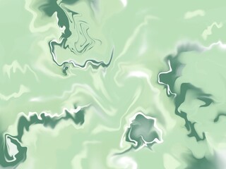 Marble Texture with Emerald Veins Abstract Background Illustration