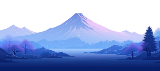 PNG Snowy mountain landscape outdoors nature.