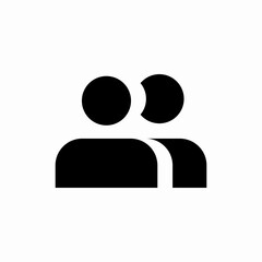 accounts changing black glyph ui icon sign vector