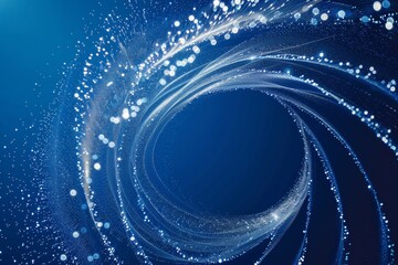 Obraz premium Abstract swirling light trails