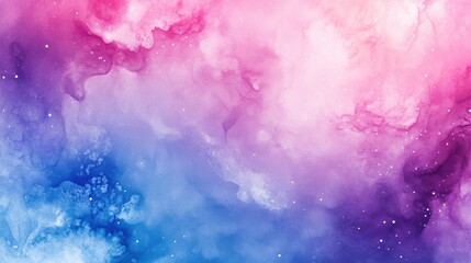 Fototapeta premium Cosmic Watercolor Background