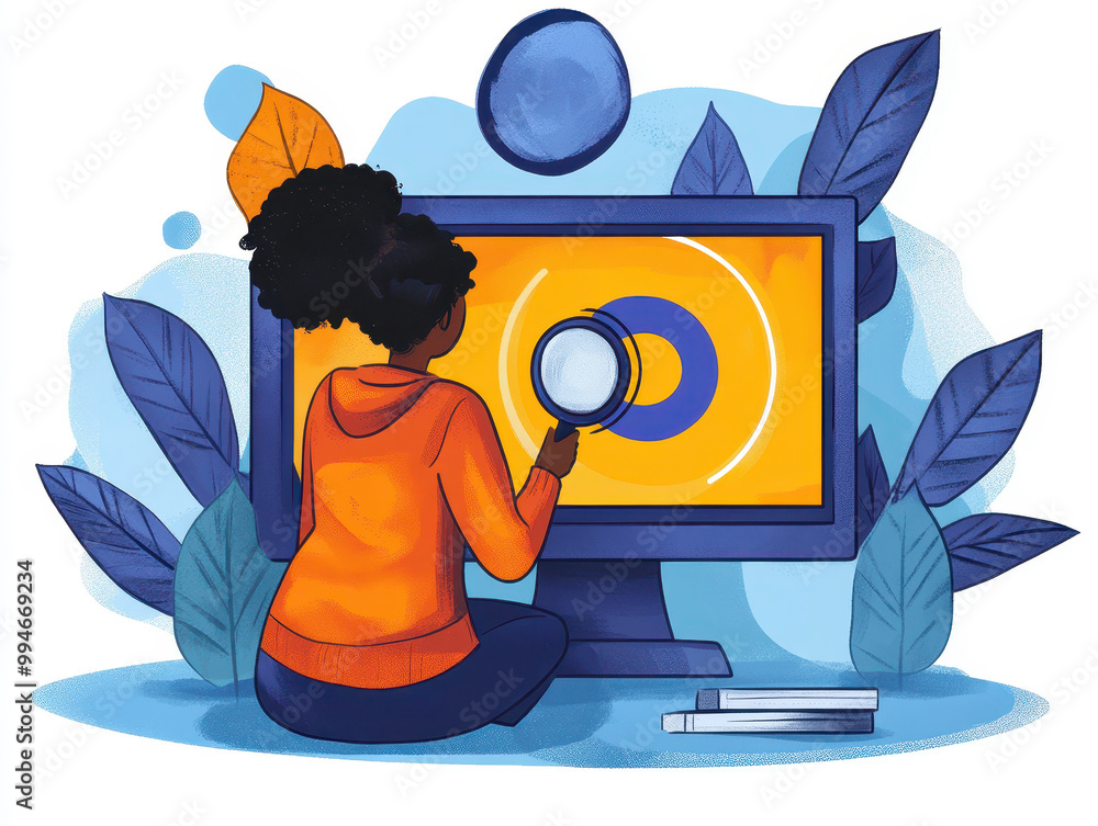Poster targeted cyber monday search engine ads graphics illustrations to optimize visibility and drive traf