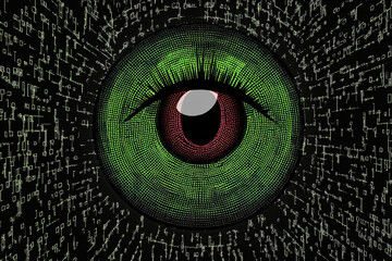 Obraz premium eye of the world big brother 