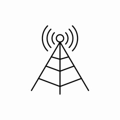 antena wifi signal icon sign vector