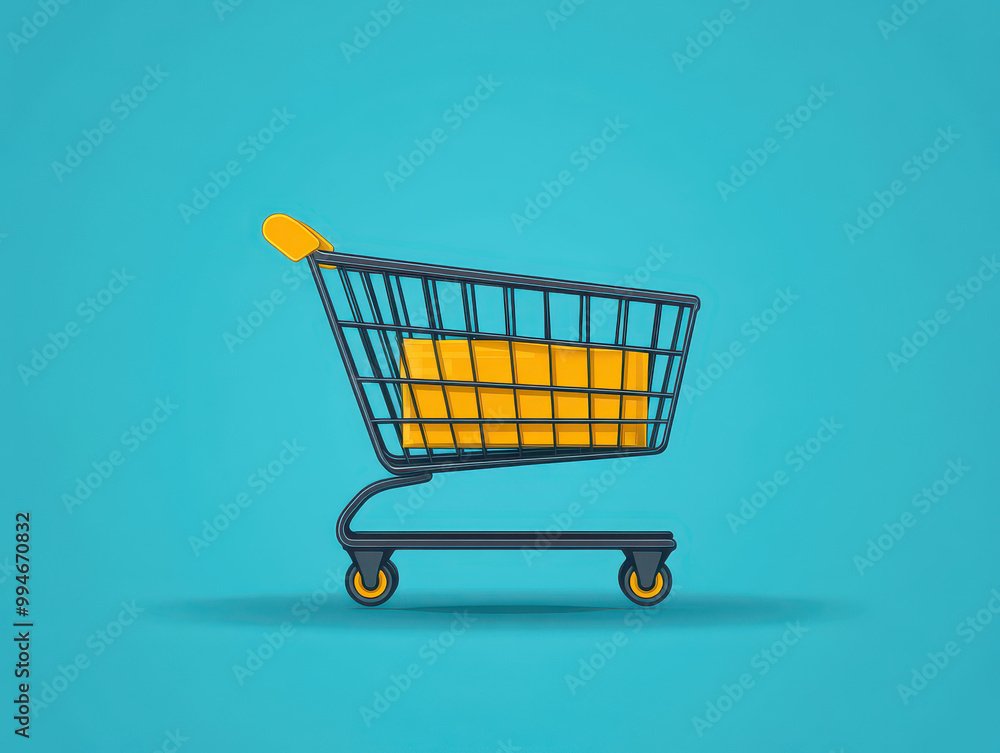 Poster user-friendly cyber monday shopping cart design illustrations to streamline the checkout process and