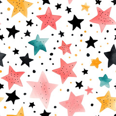 PNG Star confetti pattern constellation.