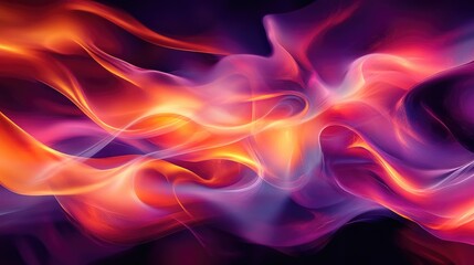 Obraz premium Stunning abstract flame effects in bold, vibrant colors, showcasing cutting-edge digital design techniques for a dynamic visual composition