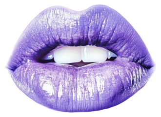 PNG Pastel purple Lipstick kiss with lips print lipstick cosmetics purple lipstick.