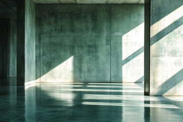 emtpy interior of a modern building