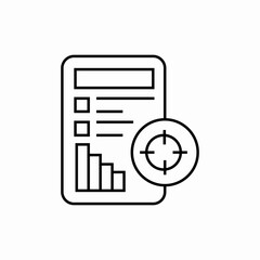 business planning icon sign vector