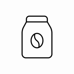 coffee bottle icon sign vector