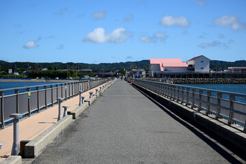 Fototapeta premium 館山夕日桟橋 千葉県館山市
