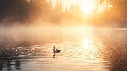 Serene Sunset Reflection