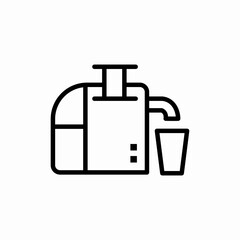 juice maker icon sign vector