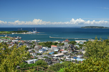 Fototapeta premium 城山公園からの眺め 千葉県館山市