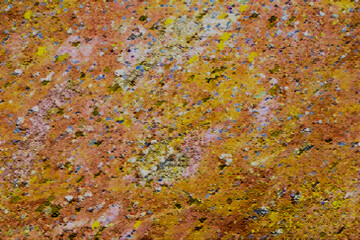 colorful abstract painting with swirls, scattered, speckles - metal texture, metal background, metal surface