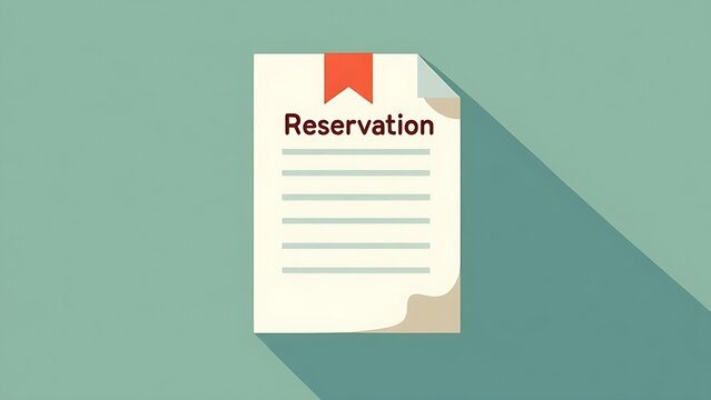 Illustration of reservation form