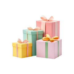 Obraz premium Gift Boxes, Colorful Presents