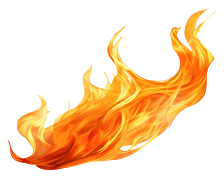 PNG Flame fire exploding abstract.