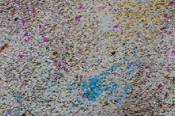 colorful abstract painting with swirls, scattered, speckles - background, background of colorful confetti, background of confetti