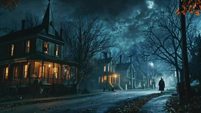 A small town is plagued by a series of mysterious disappearances around Halloween night.