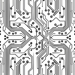 Circuitry Tileable Pattern