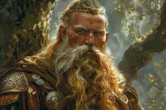 Celestial Radiance: Balder, God of Beauty and Light