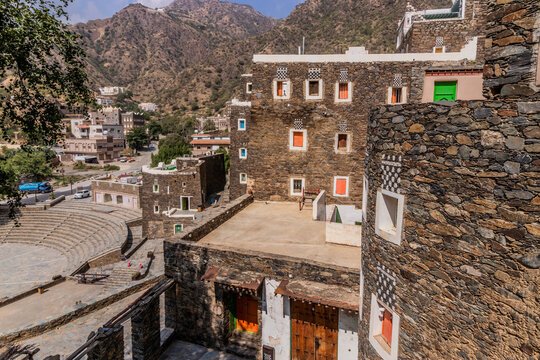 Ancient Rijal Alma village, Saudi Arabia