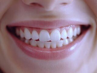 Fototapeta premium Happy Smile: Woman's Dazzling White Teeth