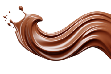 PNG Chocolate dessert food abstract.
