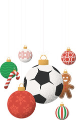 soccer christmas ball