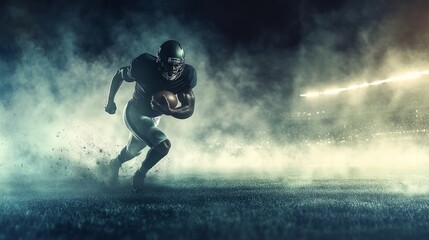 Intense Football Action