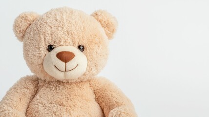 Obraz premium A teddy bear with a smile on its face