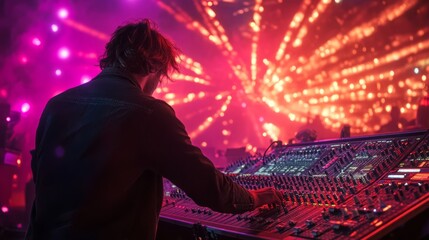 DJ Performance with Dynamic Lights