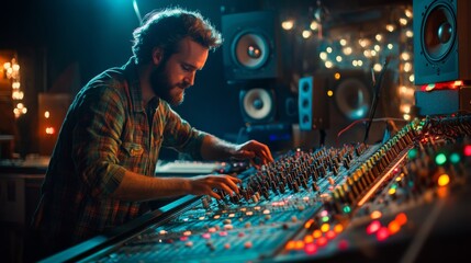 Music Producer at Work