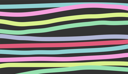 Colorful line pattern background vector design template
