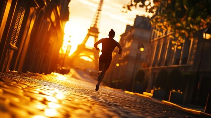 Sunrise Run in Paris