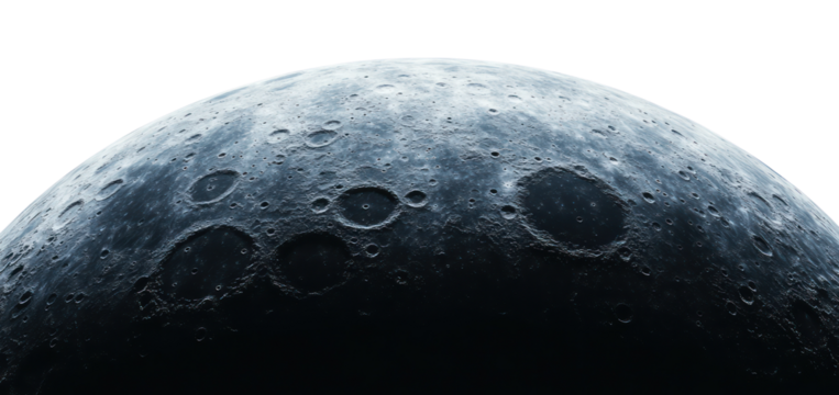 PNG Real moon horizon space astronomy astronomical.