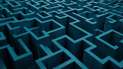 Intricate Maze with Twisting Paths and Stories