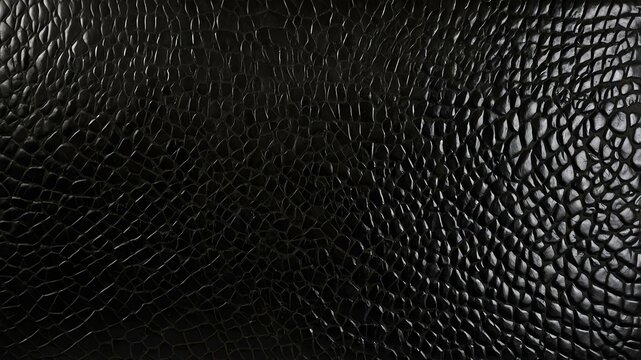 black genuine leather flat surface texture background