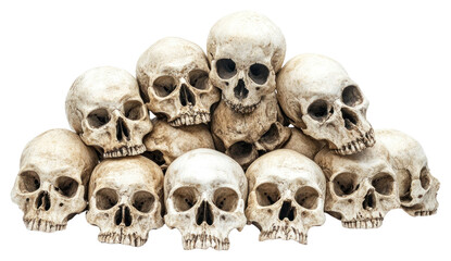 PNG Pile of skulls background human white.
