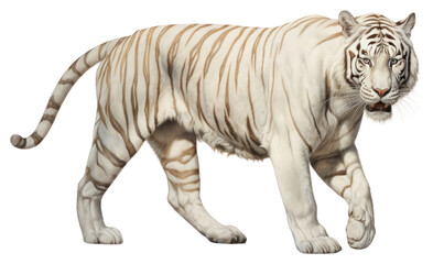 Fototapeta premium PNG White tiger wildlife animal mammal.