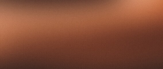 Abstract background with beige brown gradient, grainy, grunge noise, stain, website banner design, copy space