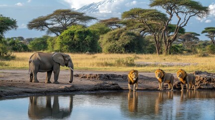 Fototapeta premium Majestic Wildlife in Tanzania