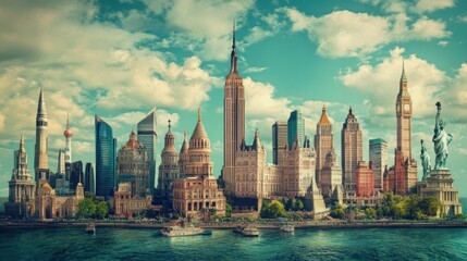 Iconic City Skyline