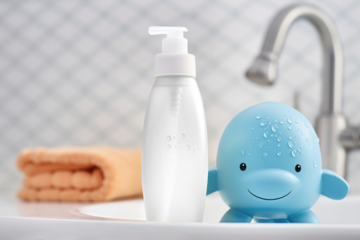 Pump bottle png mockup, transparent design